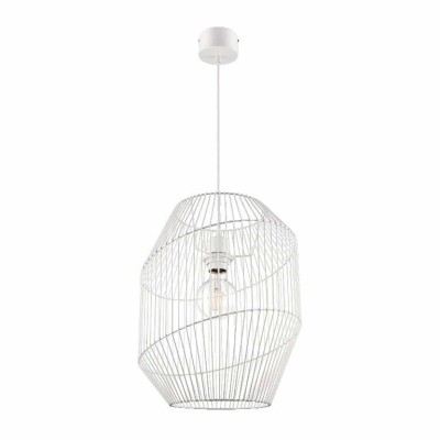 Pendul sfera GoodHome Tsolma, alb, 1xE27, cablu reglabil, design modern foto