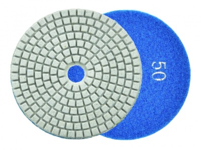 Disc diamantat pentru slefuirea umeda a gresiei, granulatie 50, 100 mm, Geko G78910 foto