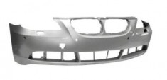 Bara fata Bmw Seria 5 (E60/E61), 06.2003-02.2007 grunduit, cu gauri pentru senzori de parcare,cu gauri pentru spalatoare faruri, 51117111739