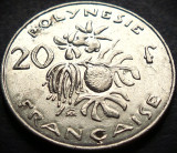 Moneda exotica 20 FRANCI - POLYNESIE / POLINEZIA FRANCEZA, anul 2004 *cod 867