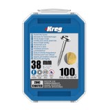 Set holtsuruburi pentru gauri in lemn Kreg SML-F150-100, O8x38 mm, 100 bucati