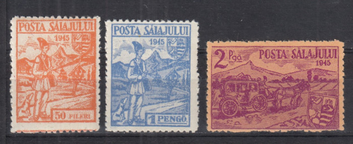 ROMANIA 1945 POSTA SALAJULUI EMISIUNEA a II-a SERIE MNH