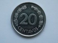 20 CENTAVOS 1966 ECUADOR foto