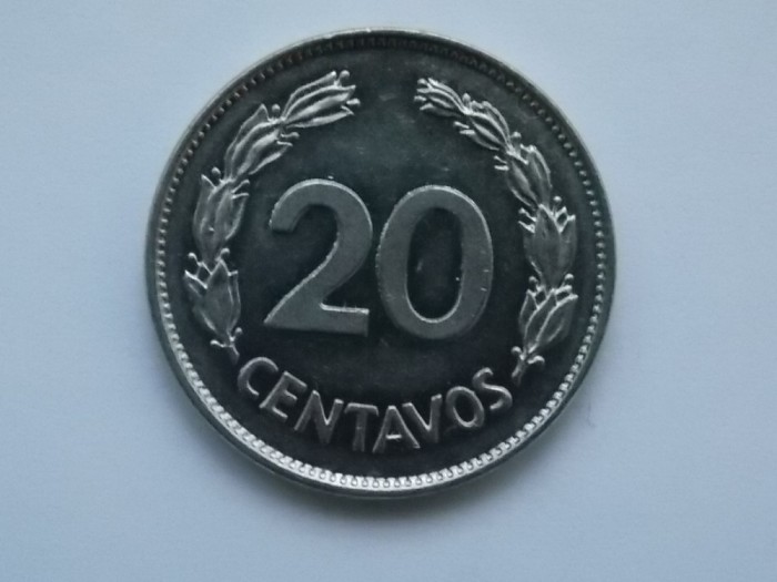 20 CENTAVOS 1966 ECUADOR