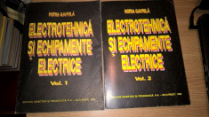 Electrotehnica si echipamente electrice (2 vol.) -Horia Gavrila (EDP 1993, 1994) foto