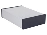 Carcasă aluminiu gri 191x280x66mm