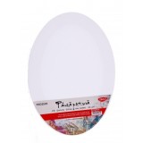 Panza Pictura Ovala Daco, 25x35 cm, Bumbac 280 g/mp, Grunduita, Ulei/Acrilic