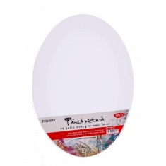Panza pentru pictura, forma ovala, 25 X 35 cm, bumbac, 280 g/mp