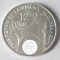 SPANIA 12 EURO 2002 PRESEDENTIA UNIUNII EUROPENE ARGINT AUNC