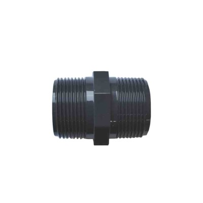 Fiting PVC-U, Niplu Dublu AG x AG 1 1/4&amp;quot;, Racord Teava PVC foto