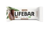 Lifebar baton cu ciocolata, raw, bio, 40g
