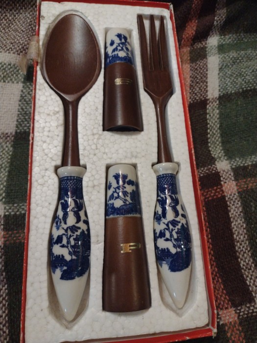 Set /Lemn+Portelan/