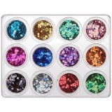 Cumpara ieftin Kit nail art - hexagon, 12 buc, INGINAILS
