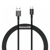 Cablu Baseus CATYS-B01 USB - Tip C 1m 100W 6A PD2.0 negru