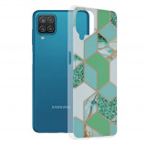Husa telefon Samsung Galaxy A12 / A12 Nacho - Techsuit Marble Series - Green Hex