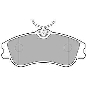 Set placute frana,frana disc PEUGEOT 206 Hatchback (2A/C) (1998 - 2016) KRIEGER 0950006412 foto