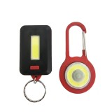 Cumpara ieftin Kit iluminare portabila carabina LED rosie 3 moduri + breloc LED negru cu rosu pentru chei si rucsac