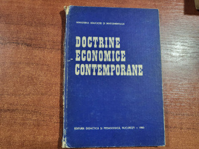 Doctrine economice contemporane-Mihai Todosia foto