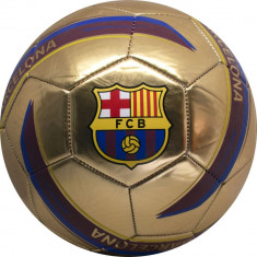 Minge FC Barcelona Logo Gold marimea 5 metalica foto