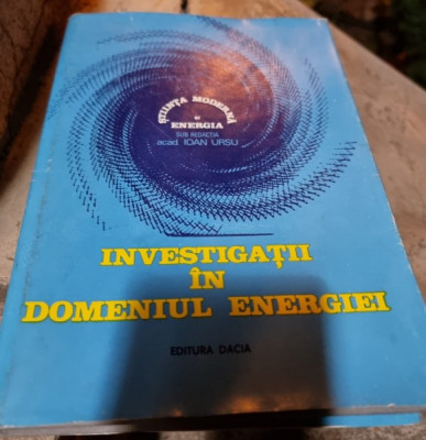 Investigatii in domeniul energiei - Ioan Rusu foto