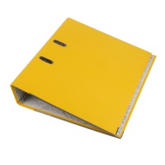 Biblioraft arhivare documente format a4 cotor 7.5 cm bordura metalica diverse culori culoare galben foto