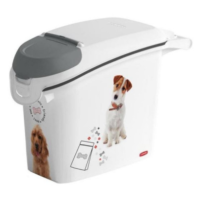 Recipient stocare mancare, pentru animale, model catel, plastic, 15 L, 51x23x36 cm, Strend Pro foto