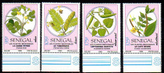 SENEGAL 1990, Flora, Plante medicinale, serie neuzata, MNH foto