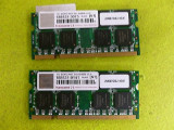 Kit memorie RAM laptop 2x1Gb DDR2 667Mhz PC2-5300 compatibil cu 533Mhz PC2-4200, 2 GB