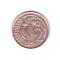 Moneda Noua Zeelanda 2 cents/centi 1967, stare foarte buna, curata
