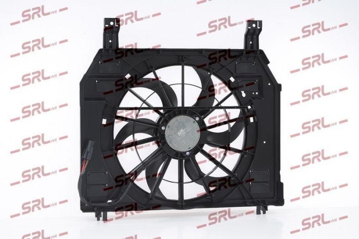 Ventilator radiator Land Rover Defender, Discovery, Range Rover Sport, Range Rover, motor: 3.0 R6 T, Mhev, 600; 2 pini, SRLine, HPLA19E735AD; LR081688