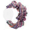Curea textila elastica, compatibila Samsung Galaxy Watch Active 2, telescoape Quick Release, Scrunchies 18, Very Dream