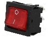 Intrerupator OFF-ON, 2 pozitii, DPST, BULGIN - H8653VBBR3076W