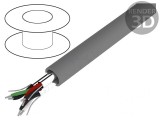Cablu Alpha Essential 3x2x22AWG PVC 300V Gri &Icirc;nchis