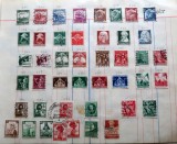 Lot 45 Timbre Germania Al Treilea Reich 1933-1940 - Serii Comemorative, Istorie, Costume Populare - Ștampilate -GB