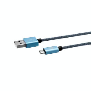 Cablu Date Micro Usb Ego 3A 2m Albastru | Okazii.ro