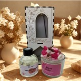 Cumpara ieftin Set Cadou Premium Golden Caramel Sweet Love , Esenta Casei A Clipa Perfecta