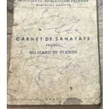 ACTRR01 Act Carnet de sanatate pentru militarii in termen RPR 1963