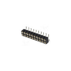Conector 20 pini, seria {{Serie conector}}, pas pini 2.54mm, CONNFLY - DS1002-01-2*10S13-JK
