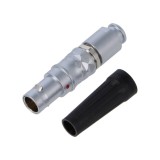 Conector circular MH CONNECTORS 3 pini tată 0B pentru garnitură 8A - MHCP0B03PS50S