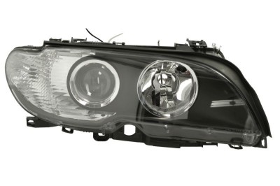 Far Bmw Seria 3 E46 Coupe/Cabrio 03.2003-09.2006 BestAutoVest fata dreapta 2011105E tip bec H7+H7 silver , reflector negru foto