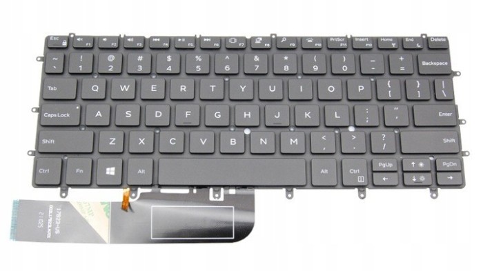 Tastatura laptop Dell XPS 13 7390 9357 9370 9380 7200 2in1 no frame backlit