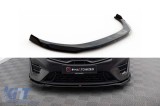 Spoiler Maxton Design versiunea 1 potrivit pentru bara de protectie frontala GT pe Kia Proceed, Ceed dupa 2022, lac negru Performance AutoTuning