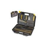 Trusa set 246 burghie si biti pentru lemn, metal, beton, Powermat