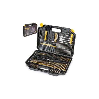 Trusa set 246 burghie si biti pentru lemn, metal, beton, Powermat foto