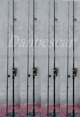 SET 4 Lansete 3,6m din 2 bucati + 4 Mulinete DIAMANT KT6000+4 ROLE 300M FIR foto