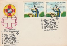 2000 Romania - Plic special cu vigneta Societatea Nationala de Cruce Rosie