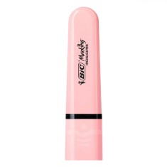 Evidențiator BIC Marking, V&acirc;rf Lat, Culoare Roz Pastel