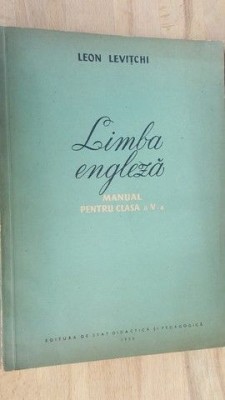 Limba engleza. Manual pentru clasa a V-a- Leon Levitchi foto