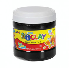 Plastilina modelaj AMOS iClay 400g negru foto