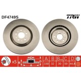 Set disc frana Alfa Romeo 147 (937) 10.00-12.10, 156 (932) 09.97-10.05, Gt (937) 11.03-09.10, Fata, 330X32mm, ventilat, TRW